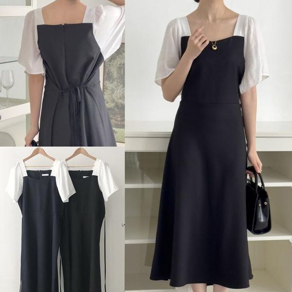 시드마켓 [하프클럽/시드마켓]허그쉬폰플레어원피스 505U456S 빅사이즈 여성의류