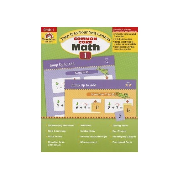 이노플리아 Take It to Your Seat Math Centers Grade 1 (Paperback, Teacher)