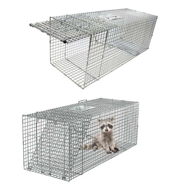 즈이라릴 오너클랜 강아지 포획망 트랩 유기견 유기묘 창고안