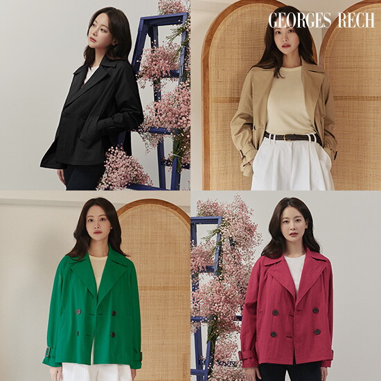 [조르쥬 레쉬]더블 하프 트렌치