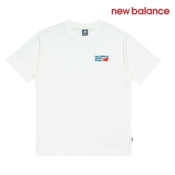 뉴발란스 뉴발란스 [뉴발란스]뉴발란스 반팔티 /5- NBNEF22461 10 / M41908 AHLEICS 그래픽 반팔티(SEMI OVER FI)