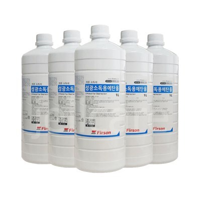 텐바이텐 성광 소독용 에탄올 1L 5병