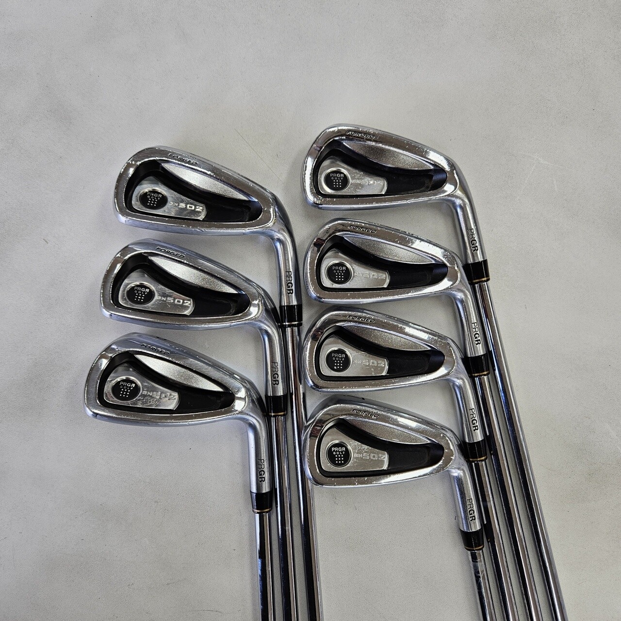 PRGR [중고] PRGR 중고 PRGR GN502 포지드 경량스틸750GH R 중고7아이언.4-PW