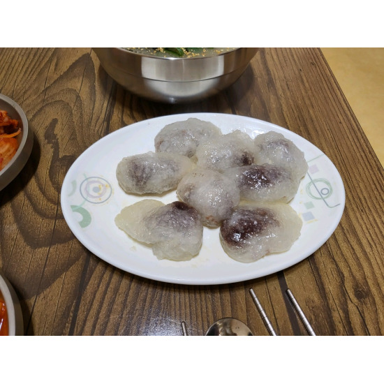 [강릉감자옹심이] 감자 송편 (1인분 8개 / 약 250g)