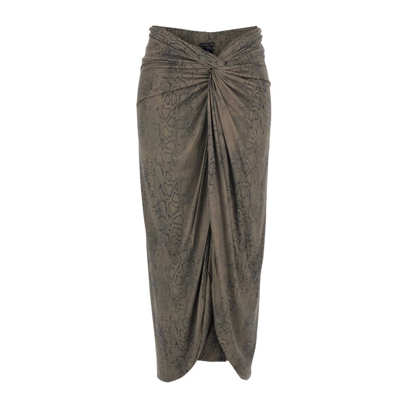 FEDERICA TOSI 페데리카 토시 페데리카 토시 하이웨이스트 스네이크 프린트 스커트 42851 43188