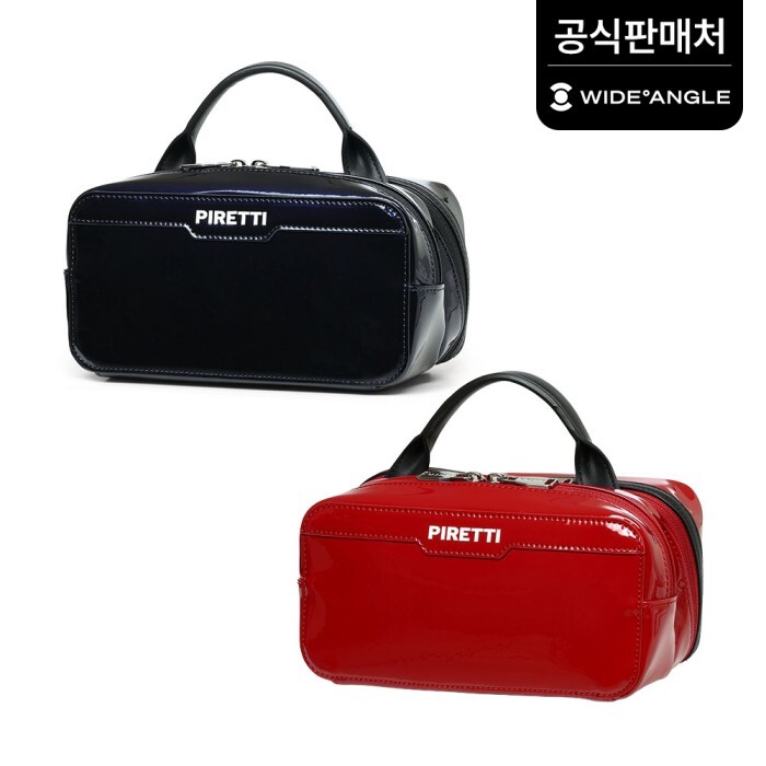 (주)에프씨지코리아 와이드앵글 와이드앵글 공식 여성 골프웨어 피레티 PI 시그니처 뉴우먼 파우치백_RE TWU26P03