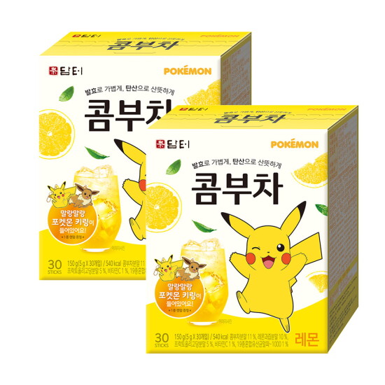 [담터]담터 콤부차 레몬 30T +30T 총60T