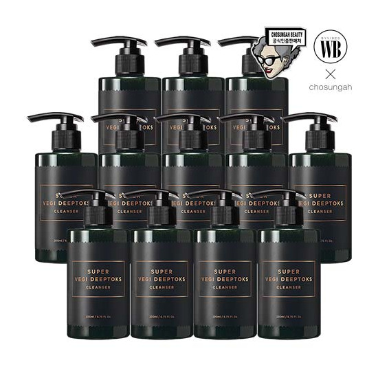 [조성아] 원더바스 슈퍼베지 딥톡스 클렌저 매니아 패키지 (클렌저 200ml x 12)