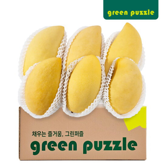 [그린퍼즐]태국 옐로우 골드 고당도 프리미엄 망고 5kg 12-14개
