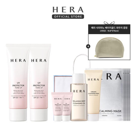 [헤라][본사직영★빠른배송] UV 프로텍터 톤업 듀오 세트 50ml *2 + 추가구성 특별패키지