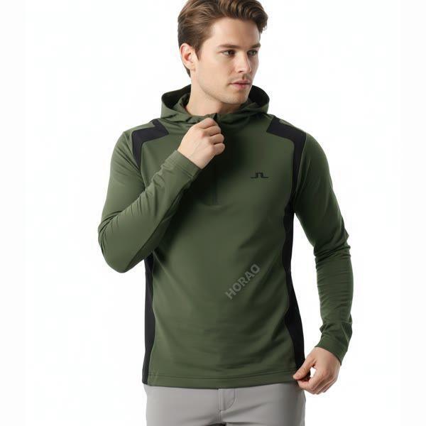 제이린드버그 제이린드버그 Lukas Quarter Zip Hood GMJS10949M354 남성 루카스 쿼터 집업 후드