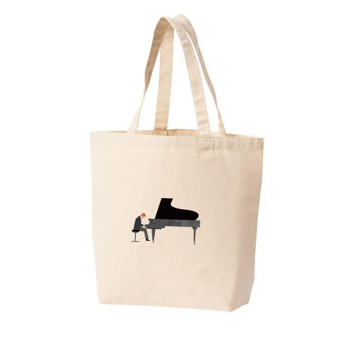 셀러허브잡화 [라일리] Rly 에코백 피아노 피아트 연주 음악천재 절대음감