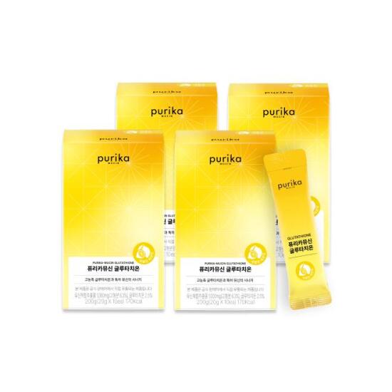 [퓨리카뮤신][4박스]퓨리카뮤신 글루타치온 (1박스: 20g X 10포)