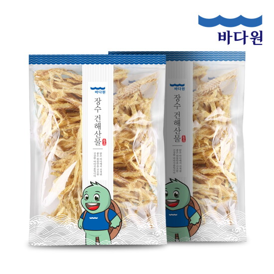 [바다원(주)]바다원 황태채 100g+100g 지퍼백 패키지