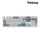 [씽크웨이]씽크웨이 토체프 101 108키 기계식 유무선 키보드 윈터화이트 위스테리아 드림축