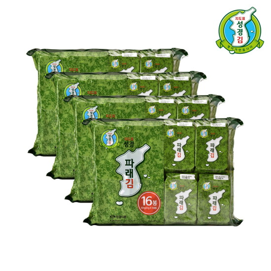 [성경김]성경식품 파래 식탁김(4g) 64봉