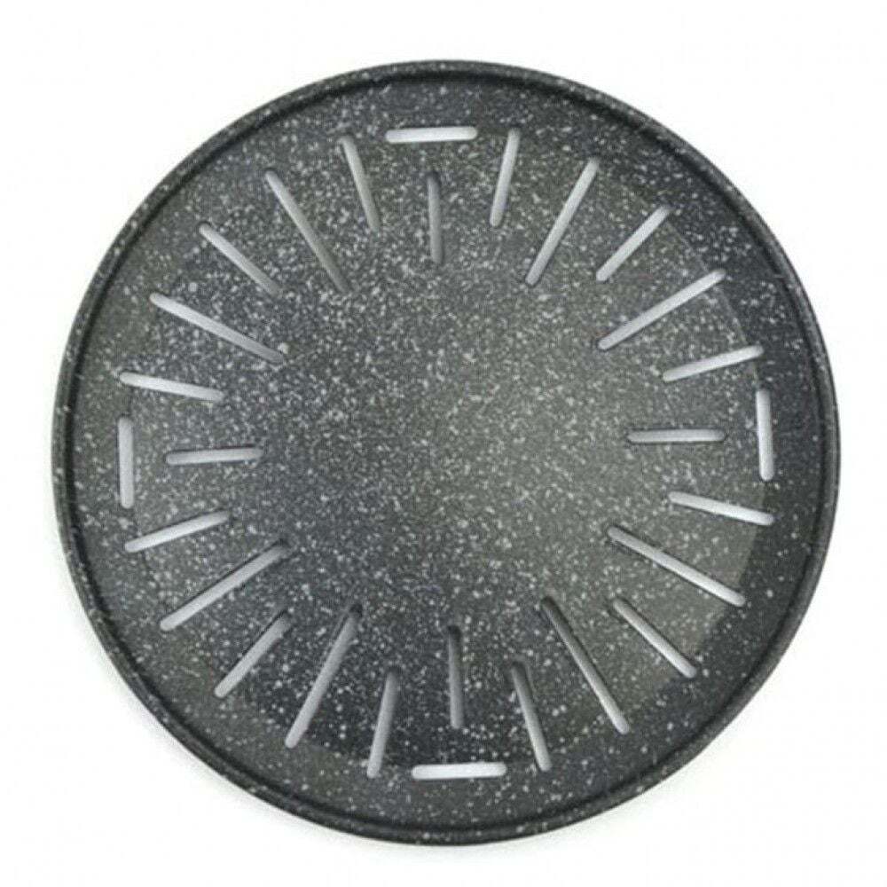 지오벤처스 고기용 원형 구이팬 삼겹살 전용 불판 업소용 그릴