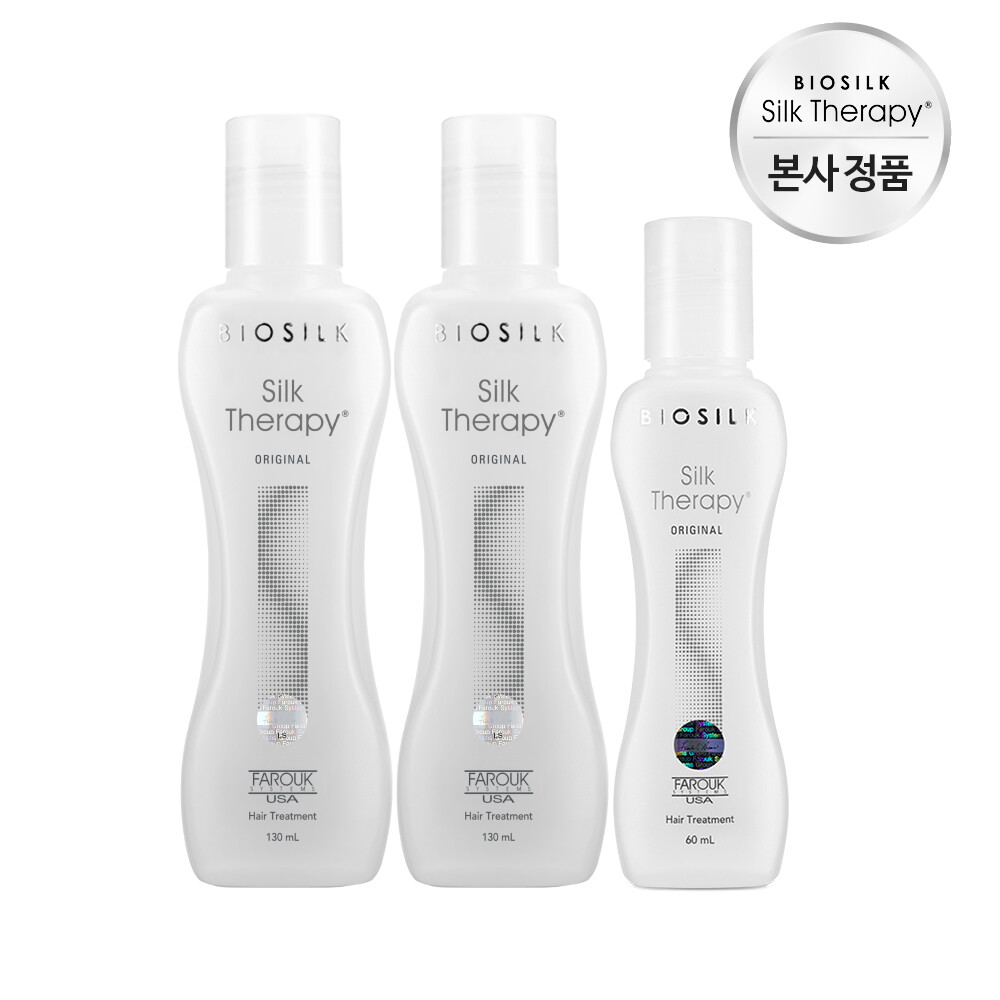 LG생활건강 실크테라피 ★역대급특가★실크테라피 오리지널 에센스 130ml x 2개 + 60ml x 1개