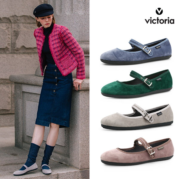 빅토리아슈즈 [본사공식]빅토리아 오다 메리제인 플랫슈즈 오리지널 4종 택일