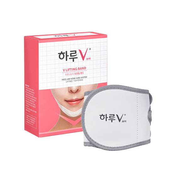 하루V브이 리프팅 밴드/브이라인  이중턱 윤곽밴드 얼굴리프팅