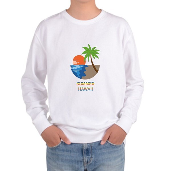 알티피아 [하프클럽/알티피아]기모맨투맨 마우이섬 호놀룰루 하와이 알로하 hawaii