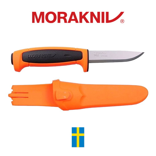 모라나이프(캠핑) [모라나이프] 베이직 546 블랙/오렌지 (13626)