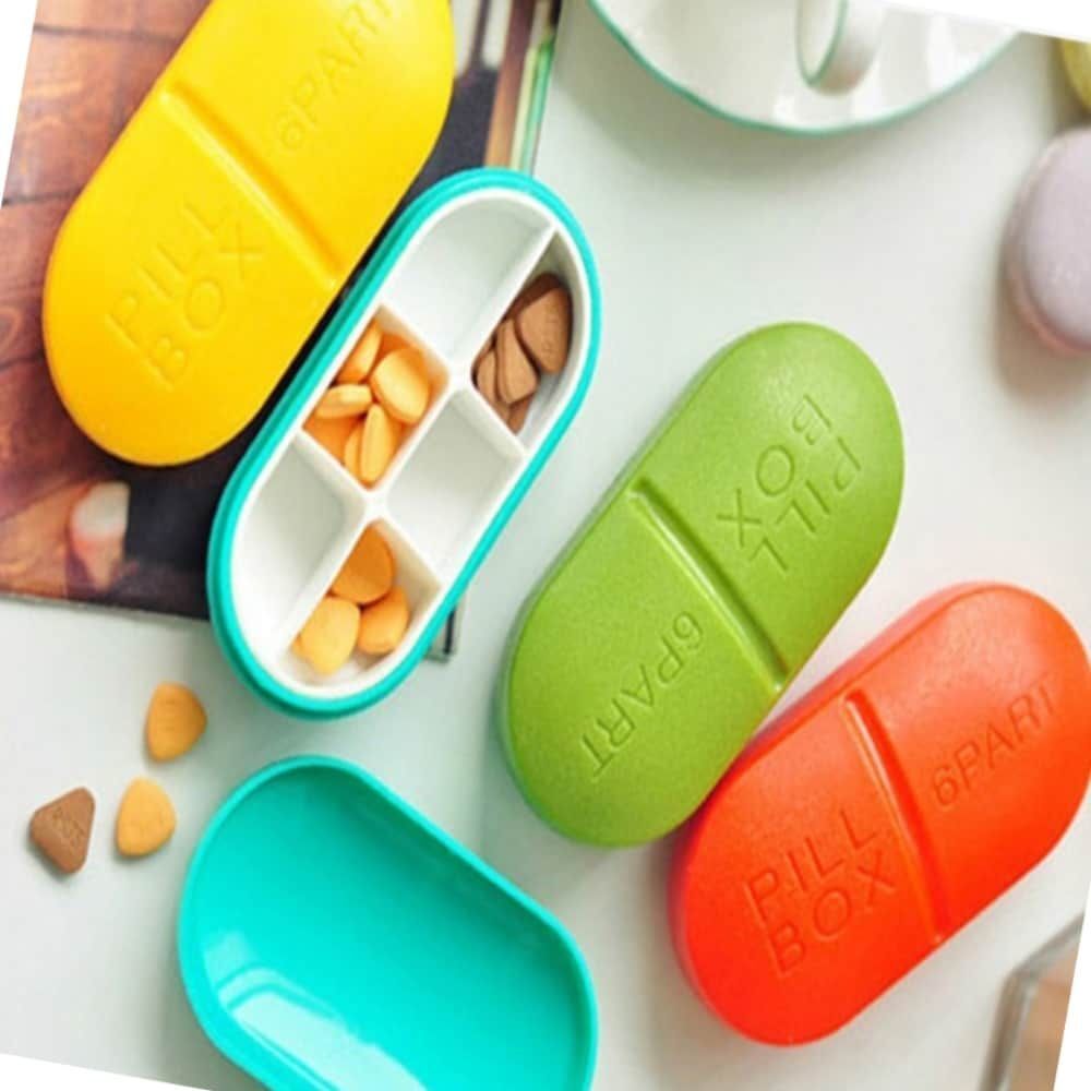 상세표기 친절한탄씨 (5개묶음) 보관함 외출 준비 필수품 상비약 정리함 투약 케이스