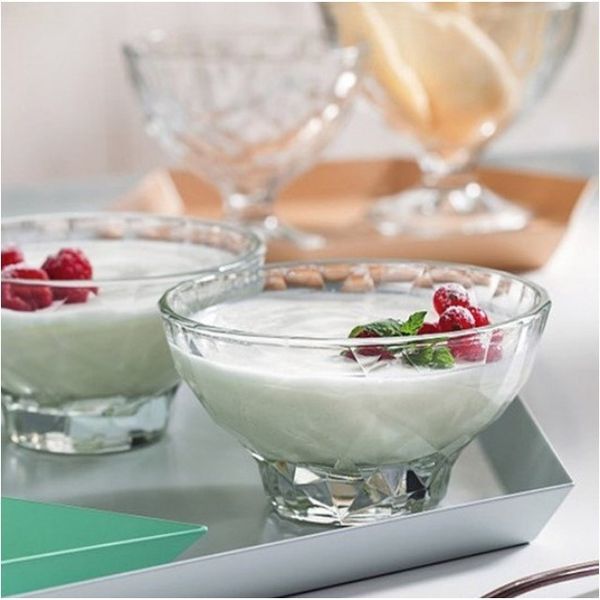 교보문고 마누크리스탈 보르미올리 미니다이아몬드 디저트볼(220ml) 12개