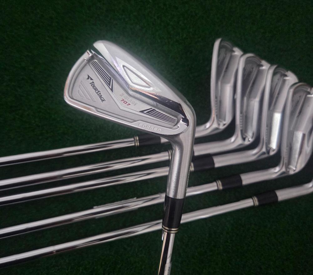[중고] 투어스테이지 중고 투어스테이지 엑스블레이드707 NSPRO 950GH S강도 6(5-P)아이언세트-커버없음(코드024520)