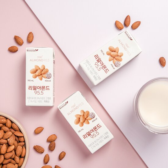 바디랩 리얼아몬드 95.5 190ml 24팩 x2박스