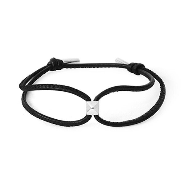 리퍼 발렌티노 [리퍼] 발렌티노 3Y2J0Q94 KXG HYM (J0Q94 KXG HYM) 락스터드 가죽 팔찌