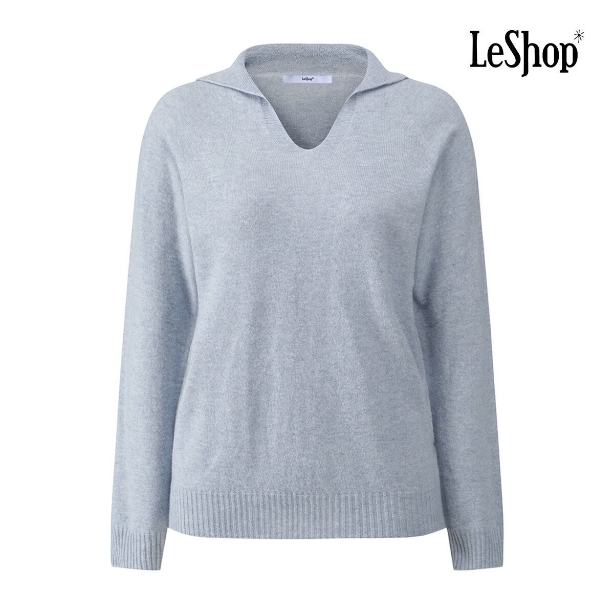 르샵 캐시미어 트임 카라 울 니트 BQ1KP027A