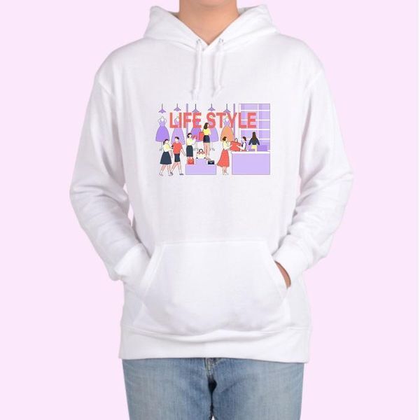 주식회사 셀러허브_레이틀리 셀러허브(하프클럽) [하프클럽/셀러허브_여성트랜드패션]후드티 소확행 힐링 가족티 AK