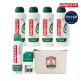 [보로탈코]★최유라쇼 단독★ 보로탈코 샤워크림 바디워시 250ml 4통+데오 롤온 50ml 1통+데오 스프레이 150ml 1통+파우치