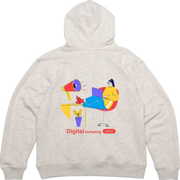 알티피아 알티피아 [하프클럽/알티피아]후드티 뒷면 디지털마케팅 온라인 광고 디자인 옷