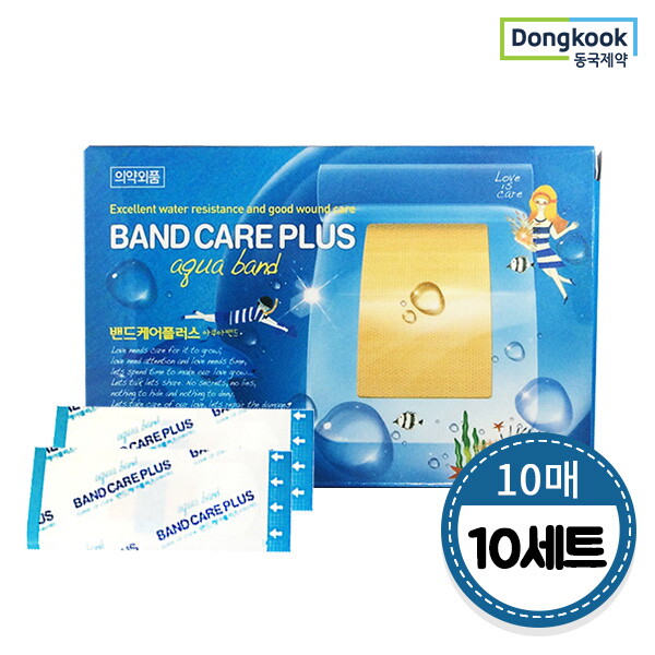 동국제약 동국제약 밴드케어플러스 아쿠아 상처 투명 방수밴드(10매) 1개