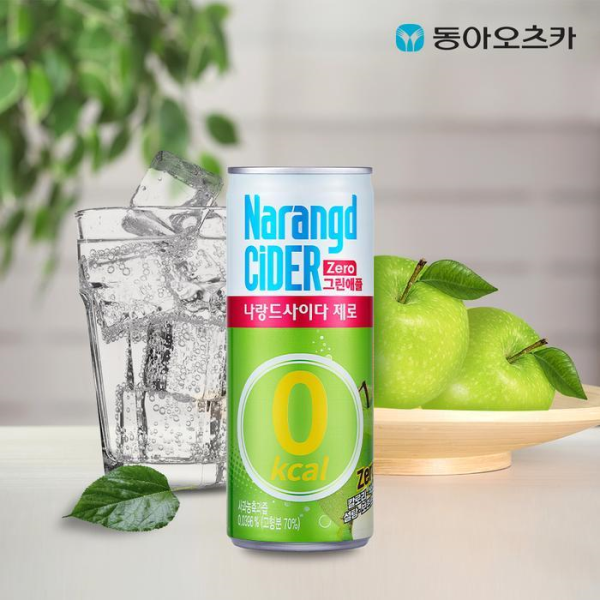 동아오츠카 [동아오츠카]나랑드사이다 그린애플 245ml CAN 2박스 (총60입) (31612847)