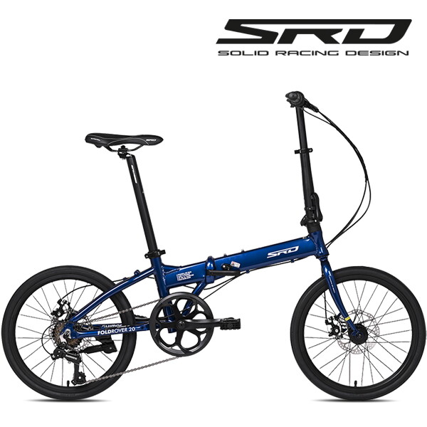 케이투 바이크 SRD 솔리드 레이싱 폴드로버20 시마노7단 알루미늄 미니벨로 접이식자전거 완조립