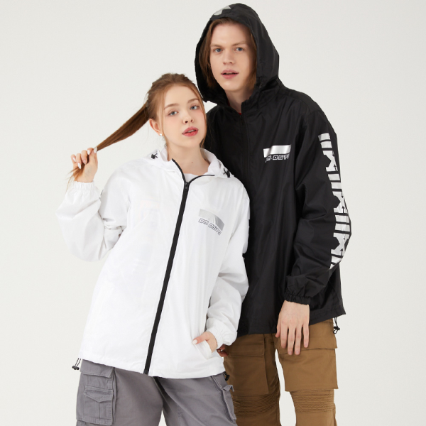 기타 [무니크영]BJ0532 무니크영 슬리브 포인트 프린트 바람막이 자켓