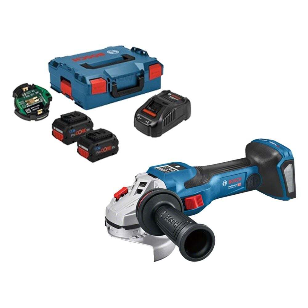 상세설명참조 지오벤처스 보쉬/GWS 18V-15 SC/4인치 충전 앵글 그라인더/절단/연마/8.0Ah/풀세트