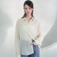[비바셔스]Sillage See-Through Stripe Shirt BLUE