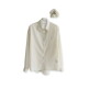 [비바셔스]Sillage See-Through Stripe Shirt BLUE