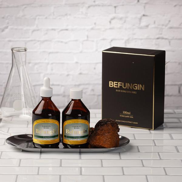 하프클럽(식품) [하프클럽/웰빙하우스]러시아 차가버섯 엑기스 베푼긴(Befungin) 100ml 2병