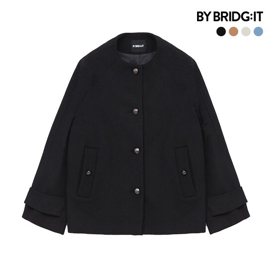 [바이브리짓]○(런칭가 79,000원) 24FW 울 블렌디드 핸드메이드 숏코트