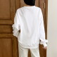 [올리비에클로짓(OLIVIERs CLOSET)][올리비에스클로젯] 베이직 브이넥 맨투맨 티셔츠_O2509TS164C