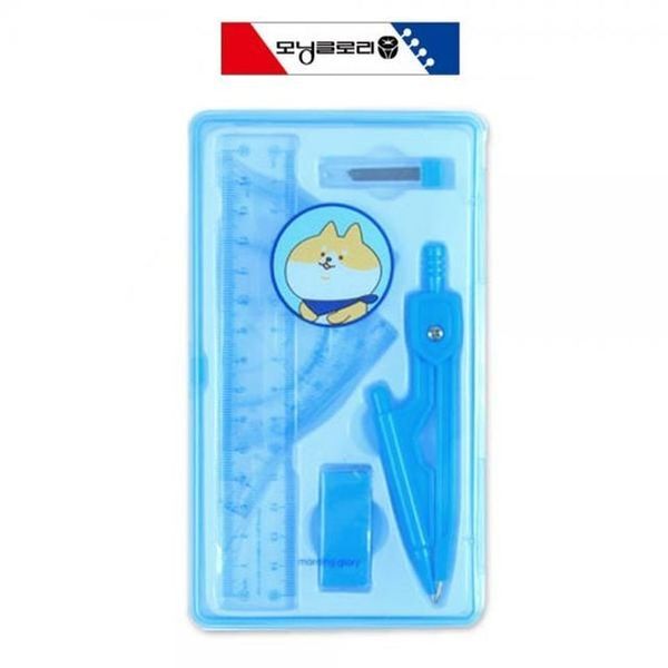 브이와이 [하프클럽/브이와이]모닝글로리 디자인 컴퍼스 세트 도형자(블루)