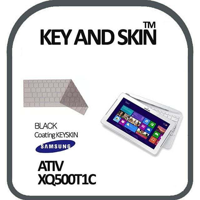 키앤스킨 오너클랜 블랙 컬러스킨 ATIV XQ500T1C 노트북 키스킨