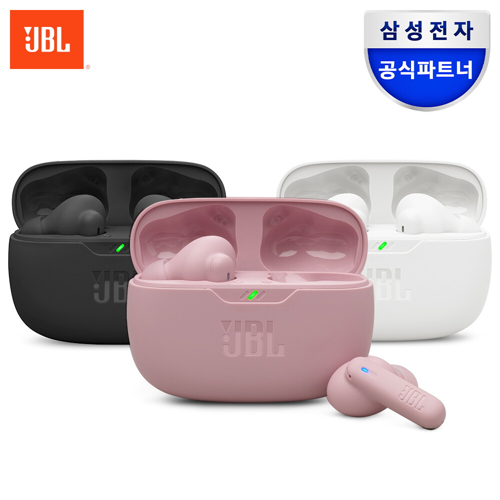 제이비엘_음향기기 [2%쿠폰증정]삼성공식파트너 JBL WAVE BEAM2 노이즈캔슬링 IP54 방수방진 등급 블루투스 무선 이어폰