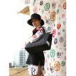 [아라크나인] PAINTING TOTE - Concrete gray black