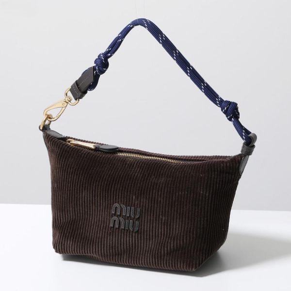 미우미우 MIU 미우미우 26SS 코듀로이 파우치 (5NE841 2IG4 F0A32)